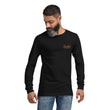 Soulful Silverback Long Sleeve T-Shirt with Embroidered Logo, Regular Fit Crewneck for Men and Women